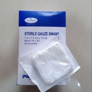 მარლის საფენი სტერილური  7.5X7.5სმ 8ფენა