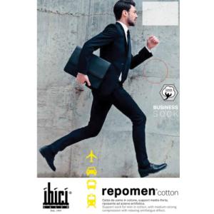 სეგრეტა - TRAVEL რეპომენი გოლფი კომპრ თათით კაცის. 16/20 mmHg. 21/27 საშუალო კომპრესია შავი ზომა-S