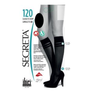 სეგრეტა - გოლფი კომპრ თათით SILHOUETTE 120; 12/16 mmHg - 15/21 hPa შავი ზომა-5