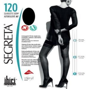 სეგრეტა - გოლფი კომპრ თათით SILHOUETTE 120; სქელი 12/16 mmHg - 15/21 დაბალი კომპრესია ღია ყავისფერი ზომა-2