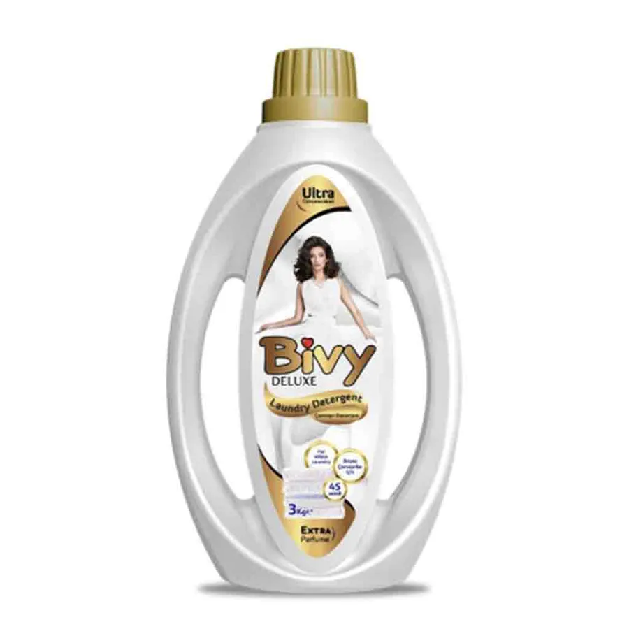 BIVY დელუქსი თხევადი სარეცხი საშუალება თეთრი ქსოვილებისთვის 2940 მლ (ბივი)