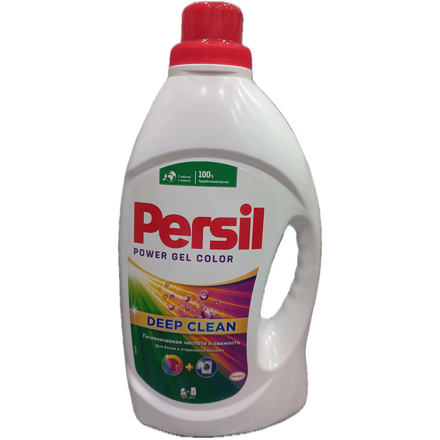 PERSIL DEEP CLEAN თხევადი სარეცხი საშუალება ფერადი ქსოვილისთვის 1.69 ლ (პერსილი)