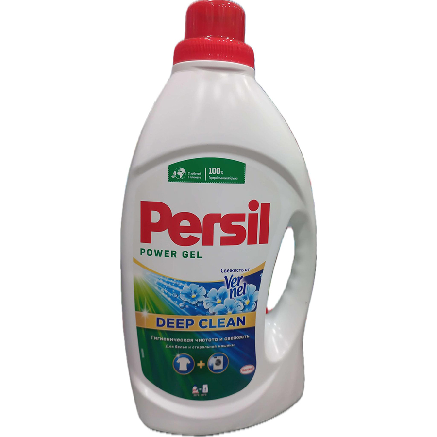 PERSIL POWER GEL თხევადი სარეცხი საშუალება თეთრი ქსოვილისთვის 1.69 ლ (პერსილი)