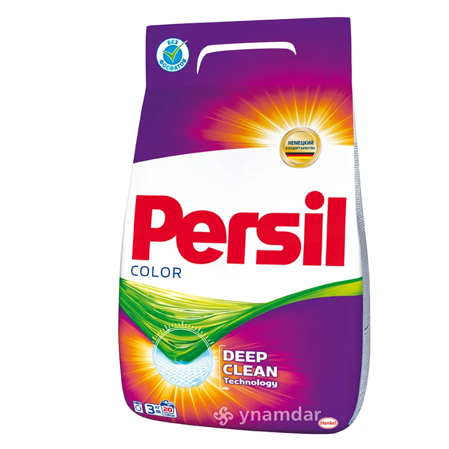 PERSIL ქსოვილის სარეცხი ფხვნილი ფერადი 3 კგ (პერსილი)