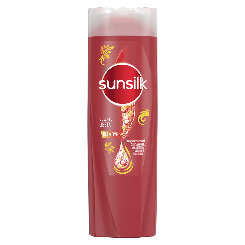 SUNSILK შეღებილი თმის შამპუნი 350 მლ (სანსილკი)