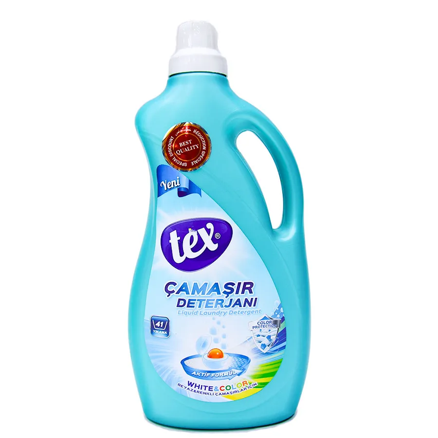 TEX თხევადი სარეცხი საშუალება თეთრი და ფერადი ქსოვილის 2500 მლ (ტექსი)