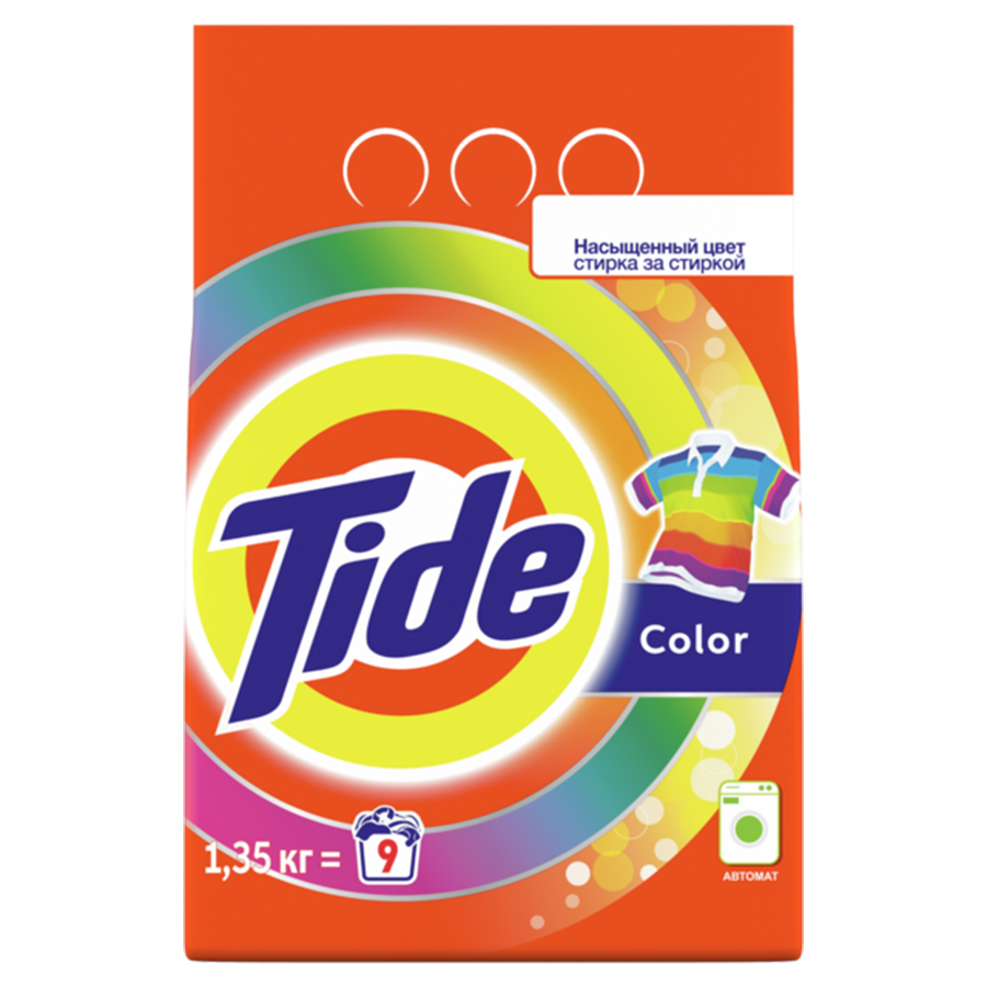 TIDE სარეცხი ფხვნილი ფერადი ქსოვილისთვის 1.35 კგ (ტაიდი)