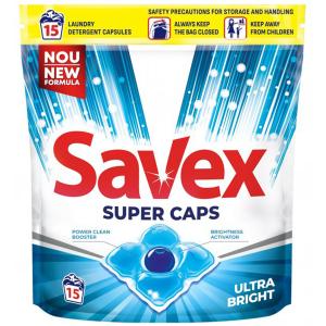DISPLAY SAVEX Ultra Bright სარეცხი კაფსულები 15 ც (სავექსი)