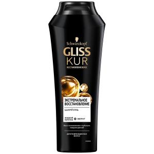 GLISS KUR დაზიანებული და მშრალი თმის შამპუნი 250 მლ (გლის კური)