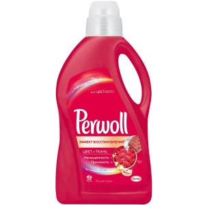 PERWOLL თხევადი სარეცხი საშუალება ფერადი ქსოვილისთვის 2 ლ (პერვოლი)