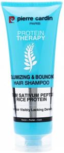 PIERRE CARDIN  შამპუნი მოცულობისა და მბზინავი თმის  Protein Therapy  (პიერ კარდინი)