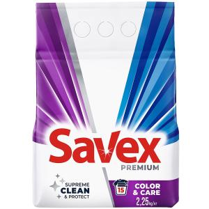 SAVEX PREMIUM სარეცხი ფხვნილი ფერადი ქსოვილისთვის 2.25 კგ (სავექსი)