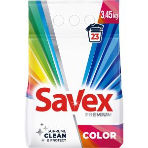 SAVEX PREMIUM სარეცხი ფხვნილი ფერადი ქსოვილისთვის 3.45 კგ (სავექსი)