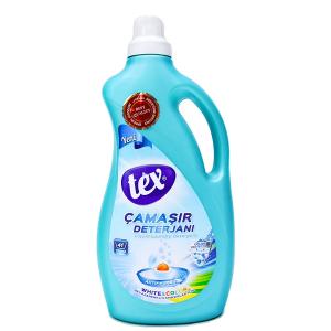 TEX თხევადი სარეცხი საშუალება თეთრი და ფერადი ქსოვილის 2500 მლ (ტექსი)