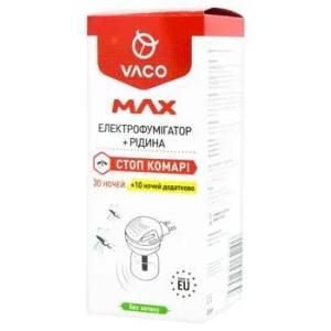 VACO კომპლექტი კოღოს საწინააღმდეგო ელექტრო აპარატი და სითხე 30+10 ღამე 30 მლ (ვაკო)