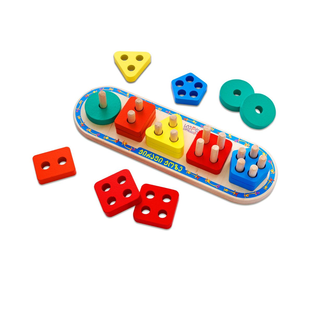 Alatoys - ალათოის ჟოზეს სორტერი ფერადი ფიგურები 7579