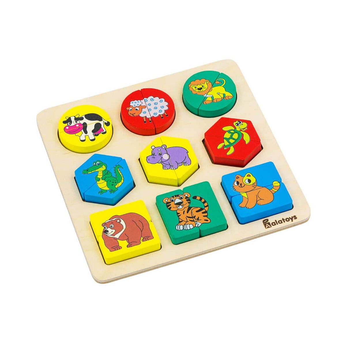 Alatoys - ალათოის სორტერი ცხოველები 18 დეტალი 6015