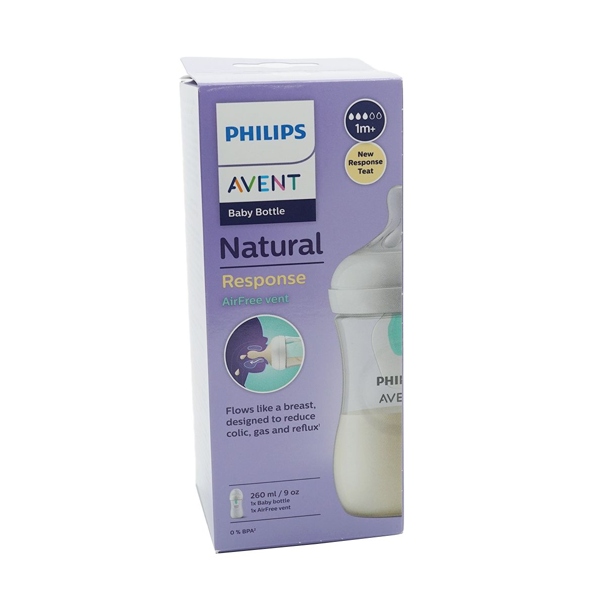 Avent - ავენტი ბოთლი 1+ თვიდან 260მლ 0383
