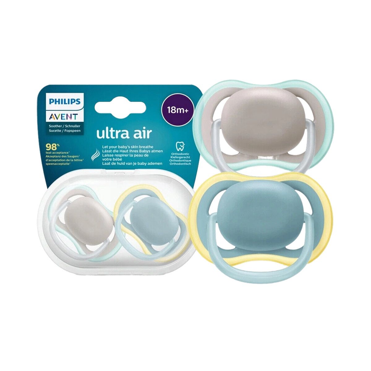 Avent - ავენტიმატყუარა 18+ თვიდან 2 ცალი 2678