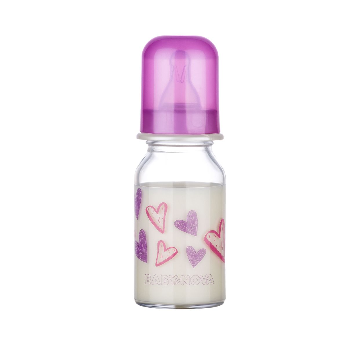 Baby Nova - ბეიბი ნოვა ბოთლი მინის 125მლ 44605