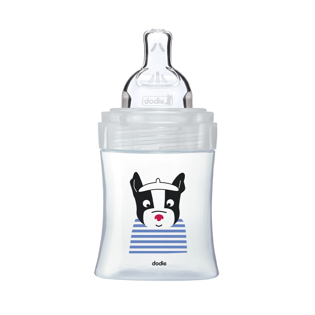 Dodie - დოძიე შუშის ბოთლი AC 0-6 თვე 150 მლ N1 6798