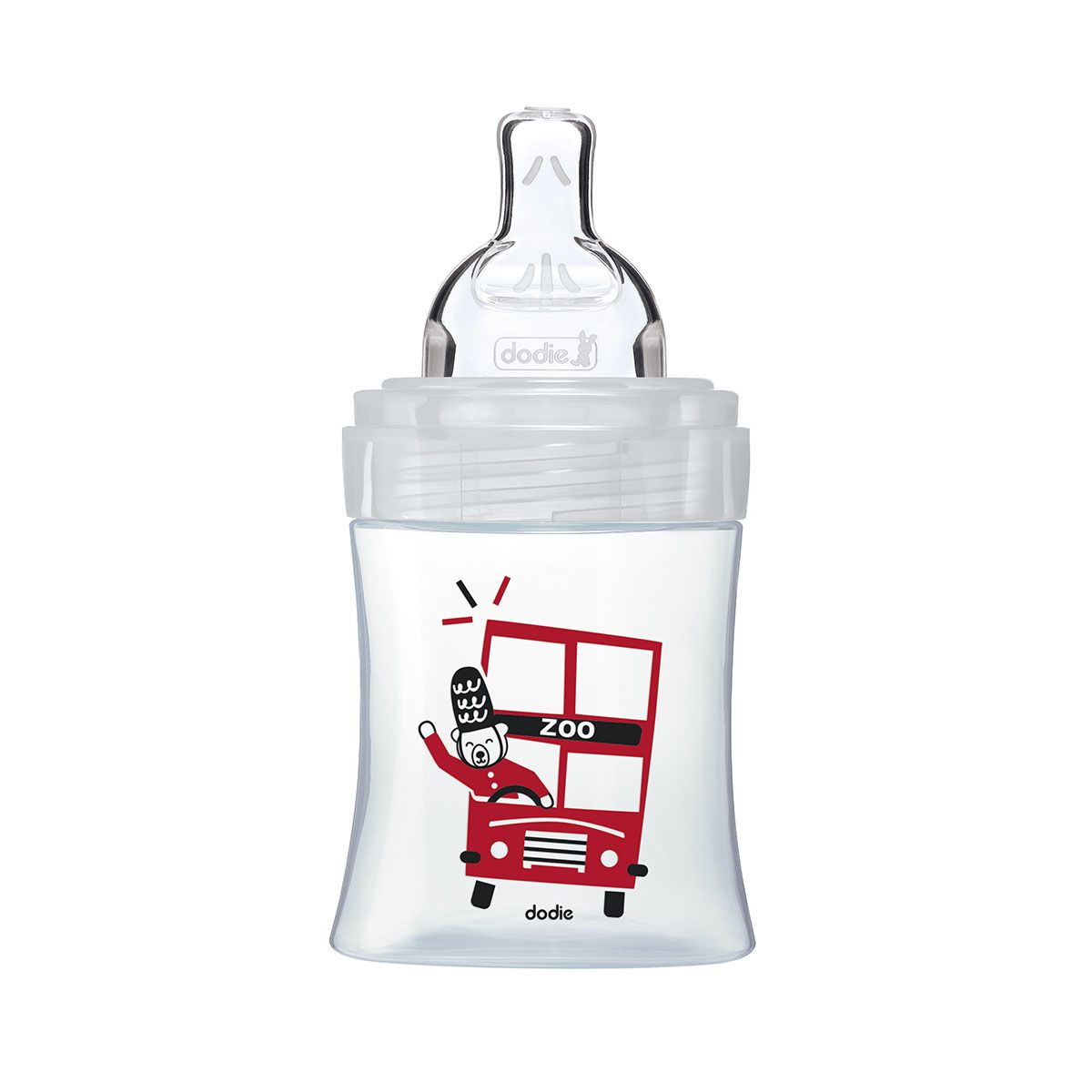 Dodie - დოძიე შუშის ბოთლი AC 0-6 თვე 150 მლ N1 6811