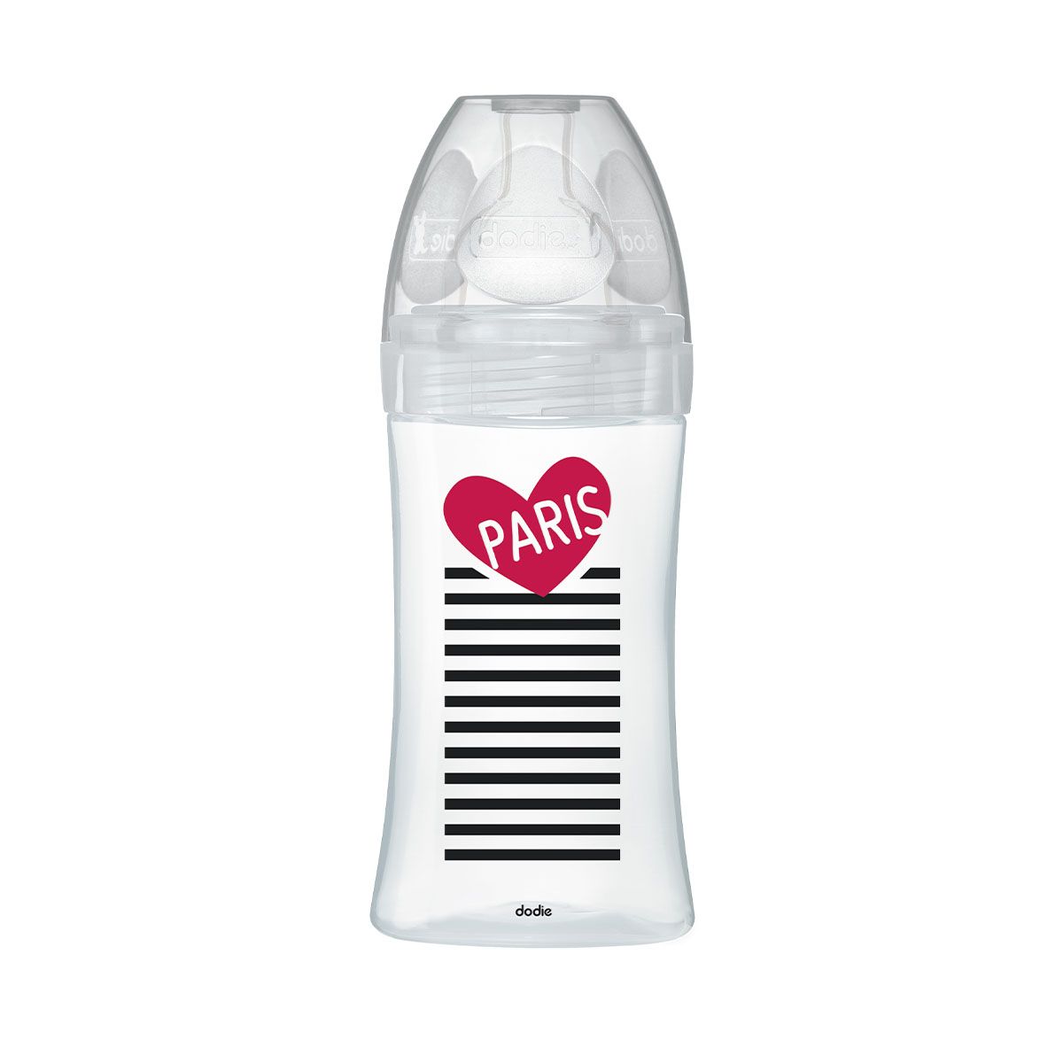 Dodie - დოძიე შუშის ბოთლი AC 0-6 თვე 270 მლ N2 6804