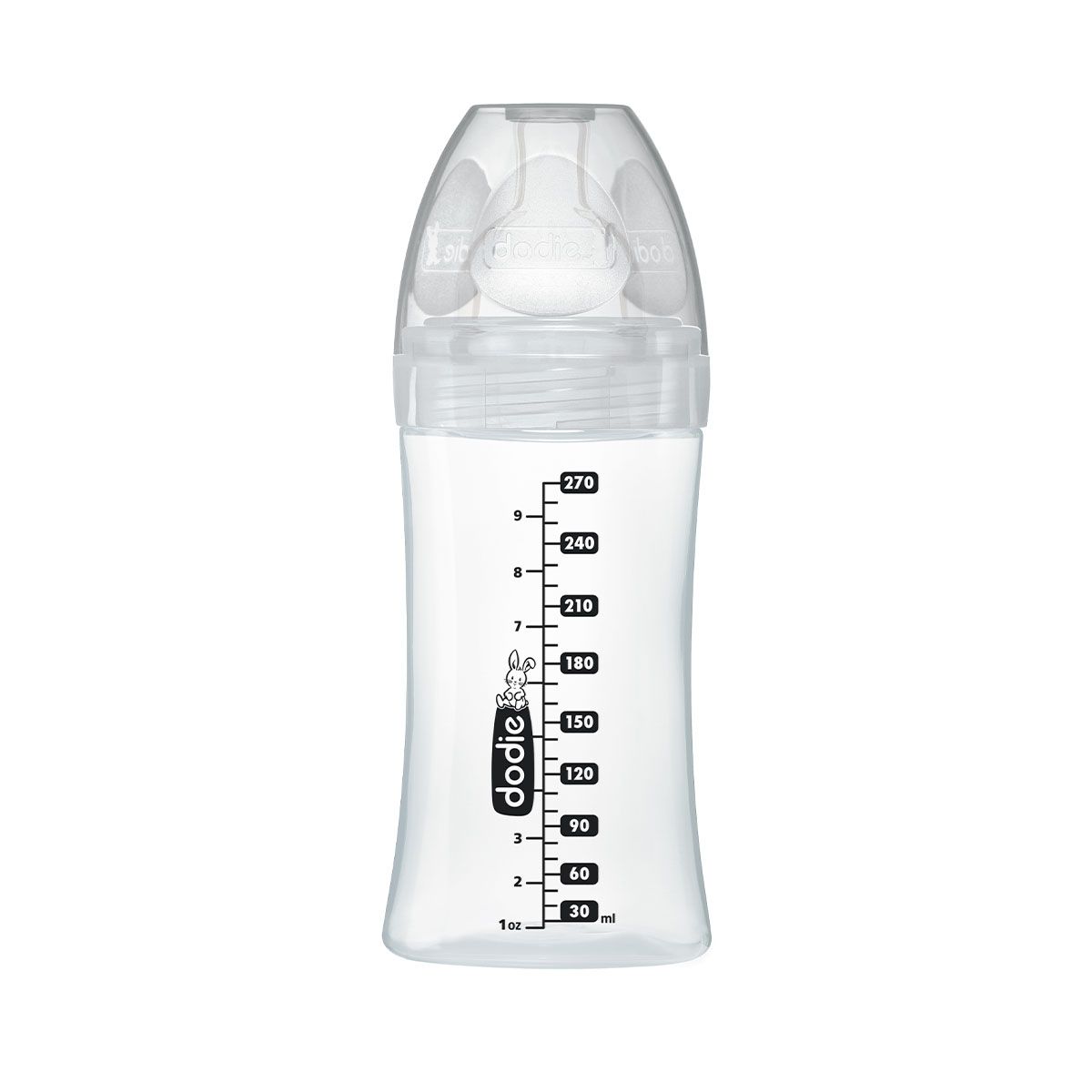 Dodie - დოძიე შუშის ბოთლი AC 0-6 თვე 270 მლ N2 6842