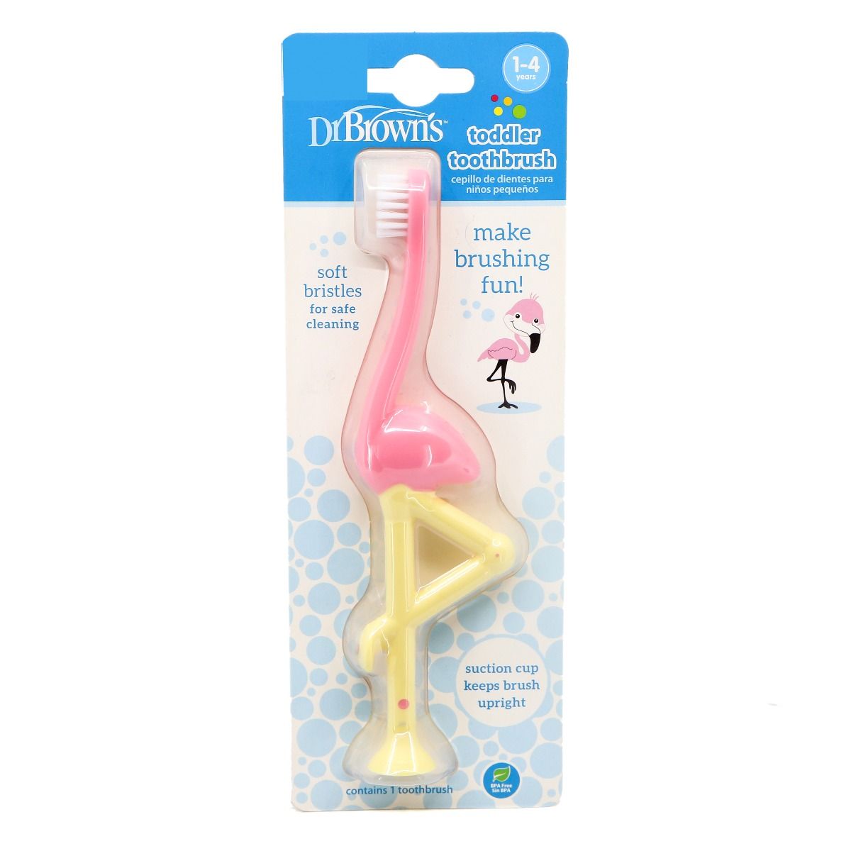 DrBrowns - დოქტორ ბრაუნი კბილის ჯაგრისი ფლამინგო 1645