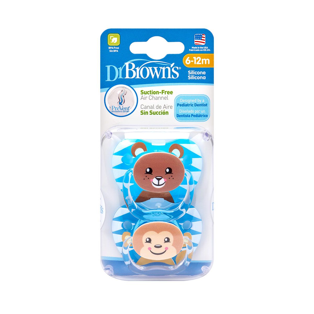 DrBrowns - დოქტორ ბრაუნი მატყუარა ცხოველები 6 -12თ 2 ცალი 0898