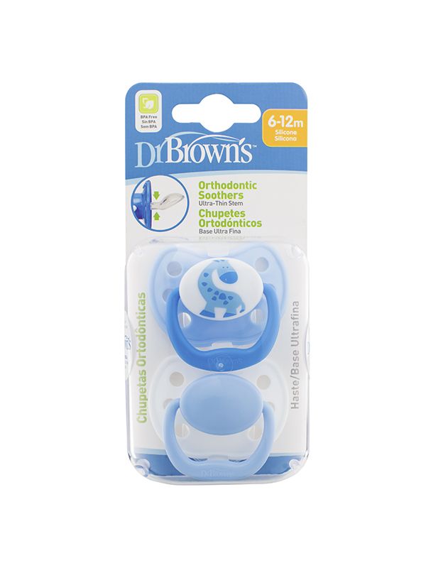DrBrowns - დოქტორ ბრაუნი მატყუარა ორთოდენტული 6-12თ 2ცალი 0116