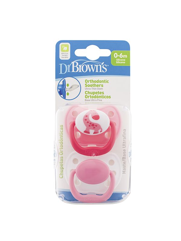 DrBrowns - დოქტორ ბრაუნი მატყუარა ორთოდონტული 0-6თ 2ცალი 0110