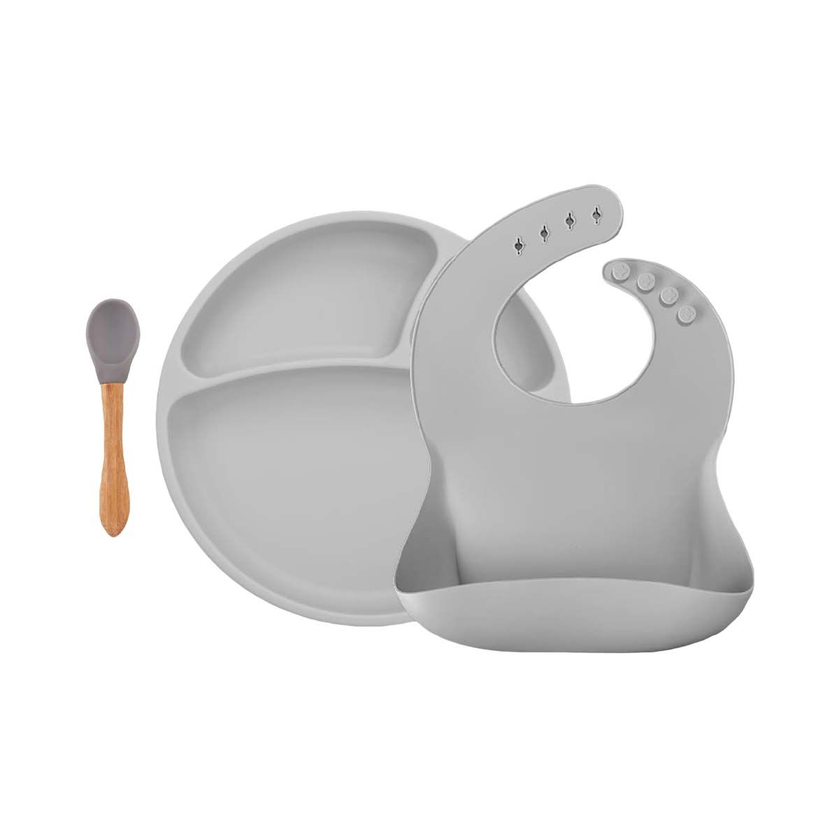 Minikoioi - მინიკოიოი სადილის ნაკრები Powder Grey N2 4377