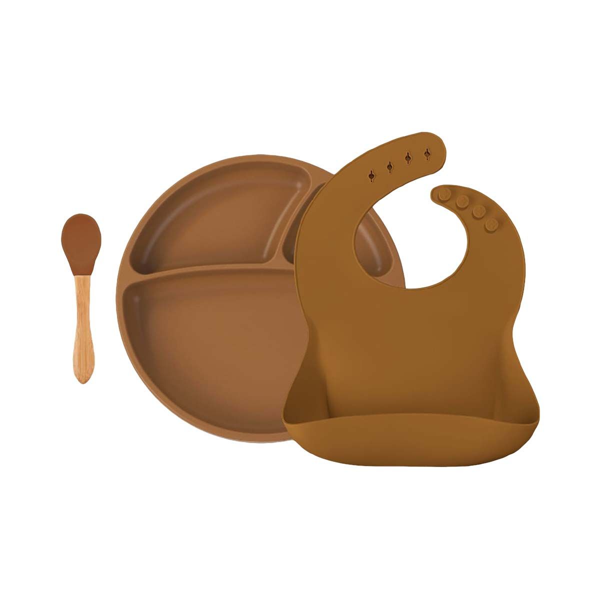 Minikoioi - მინიკოიოი სადილის ნაკრები Woody Brown N2 4445