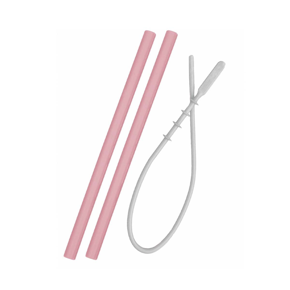 Minikoioi - მინიკოიოი საწრუპი 2 ცალი და ჯაგრისი ვარდისფერი 1444