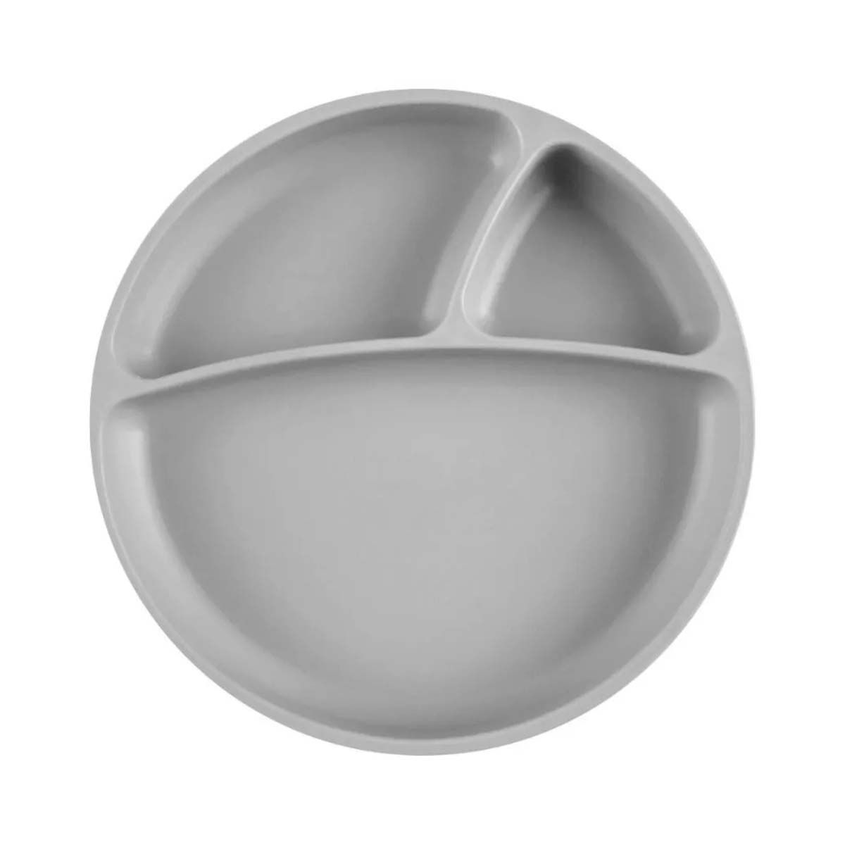 Minikoioi - მინიკოიოი თეფში დანაყოფებიანი ნაცრისფერი 0676