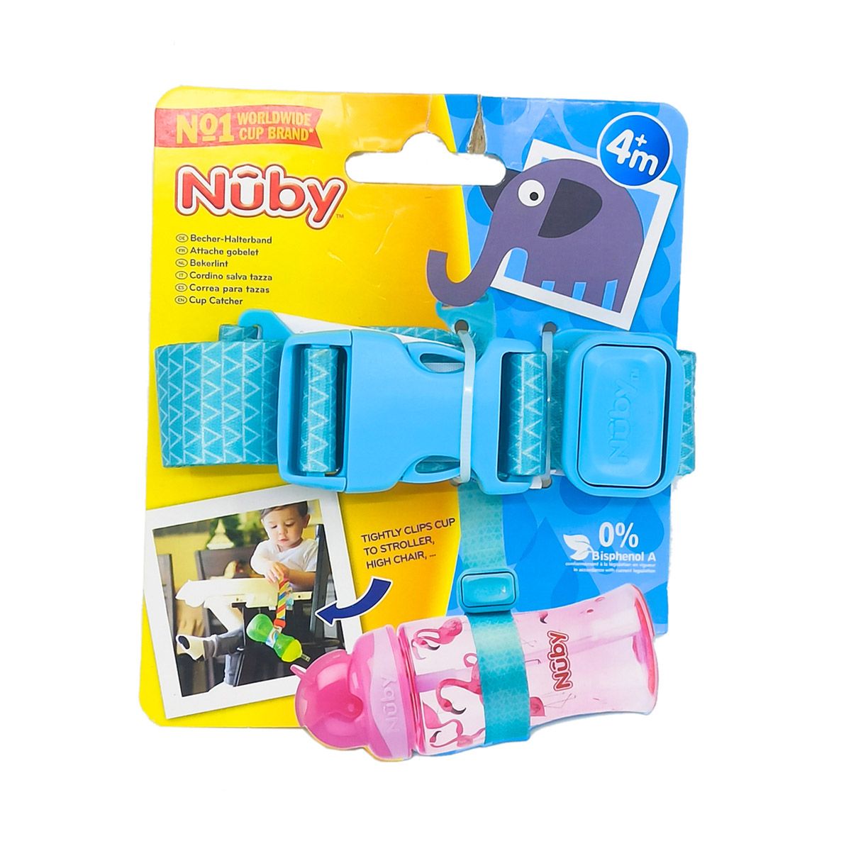 NUBY - ნუბი ბოთლის სამაგრი 4+  0170