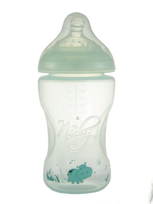 Nuby - ნუბი ბოთლი 330მლ მწვანე N6 2917