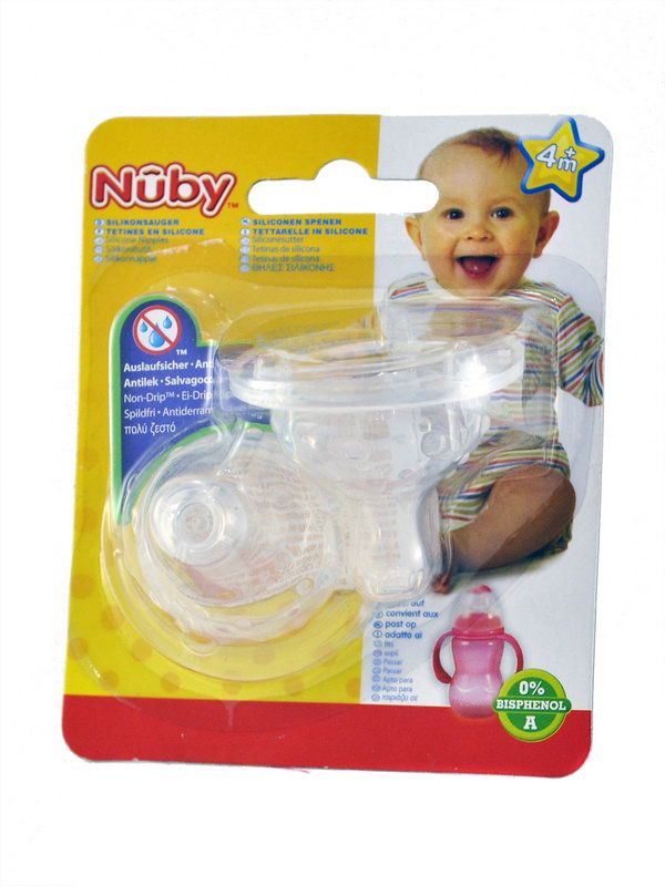 Nuby - ნუბი ბოთლის საწოვარა 2 ცალი 0923