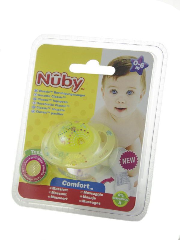 Nuby - ნუბი მატყუარა classic 0-6თვე 5780