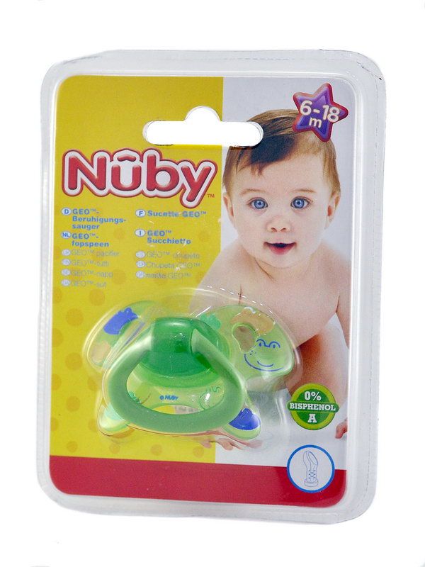 Nuby - ნუბი მატყუარა ორთოდონტული 6-18 თვე 8588