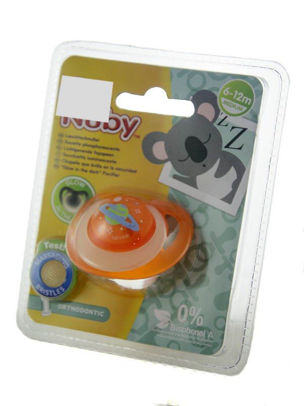 Nuby - ნუბი მატყუარა ორთოდონტული მასაჟორით 6-18თვე 8839