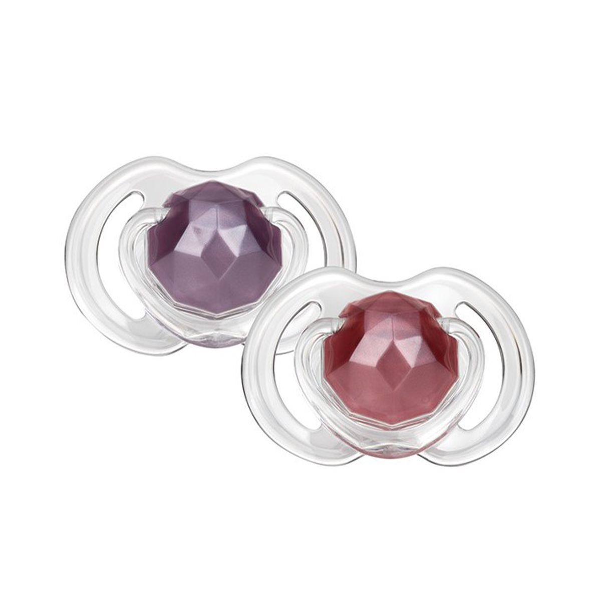 Nuby - ნუბი მატყუარა ფერადი 6-36 თვე 2ცალი 8313