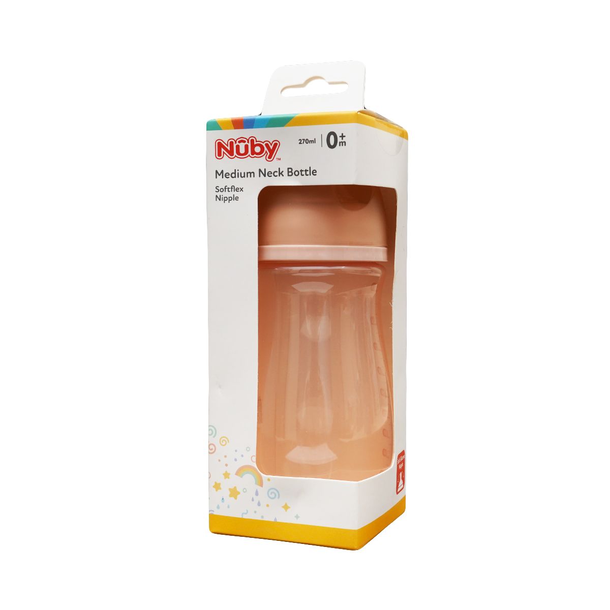 Nuby - ნუბი საკვების ბოთლი 0 თვიდან 270მლ 03007