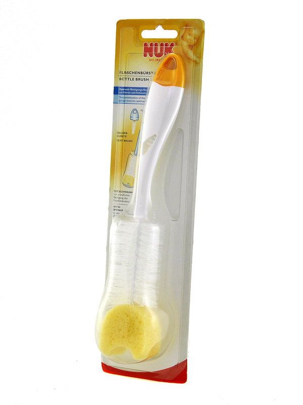 Nuk - ნუკი ბოთლი სარეცხი ჯაგრისი და ღრუბელი 2 ფუნქცია 1-ზე