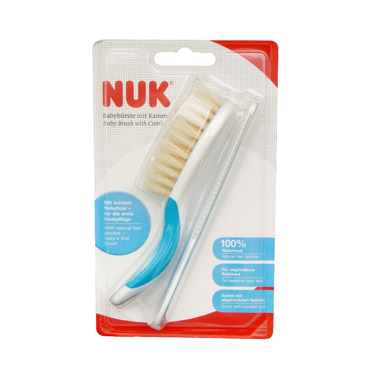 Nuk - ნუკი ჯაგრისი - სავარცხელი ლურჯი 1174