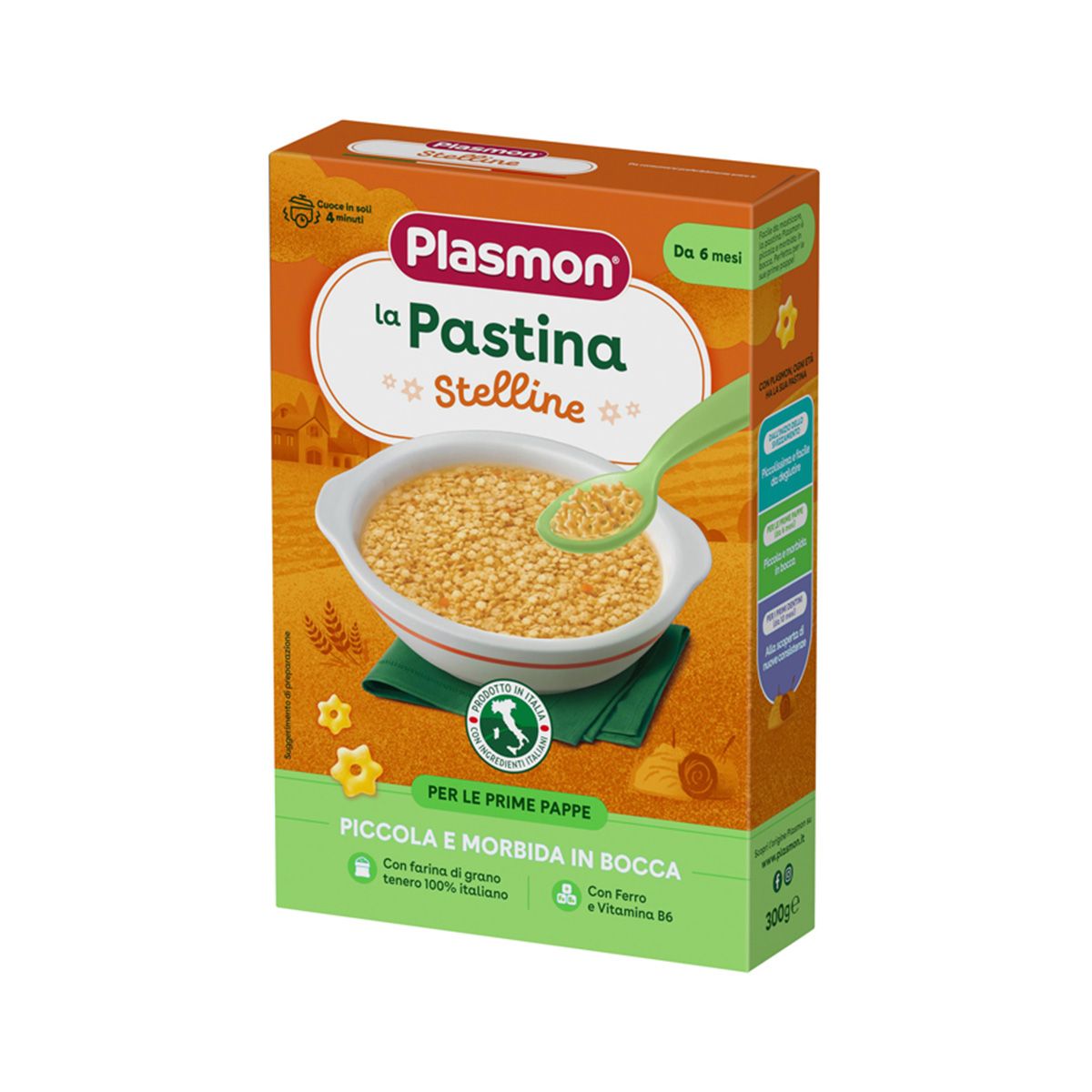 Plasmon - პლასმონი პასტა Stelline 0850