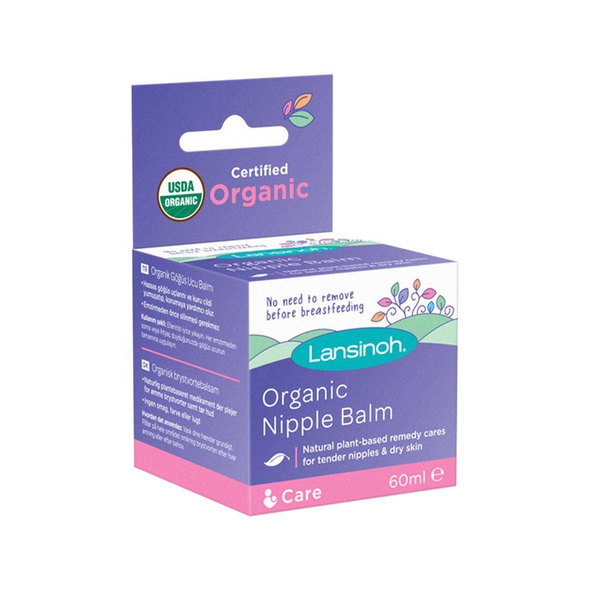 ძუძუს თავების ორგანული ბალზამი 56 გ 1991 ლანსინო - Lansinoh