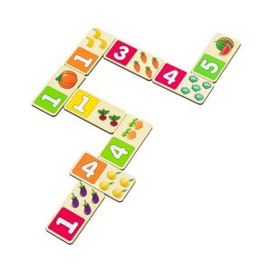 Alatoys - ალათოის დომინო ხილი-ბოსტანი 25 დეტალი  5346