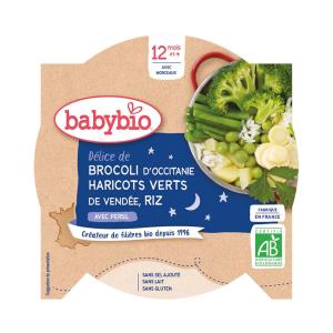 BabyBio - ბეიბი ბიო მენიუ ძილი ნებისა ძირთეთრა ბროკოლი მწვანე ლობიო კარტოფილი 1642